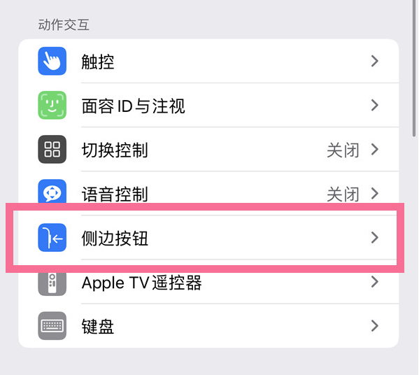 黄竹镇苹果14维修店分享iPhone14 Plus侧键双击下载功能关闭方法 